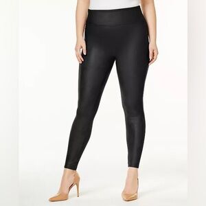 SPANX faux  Leather Leggings size M